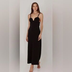 Bahia Maria ✨ NWT!! Elegant Black Maxi Dress